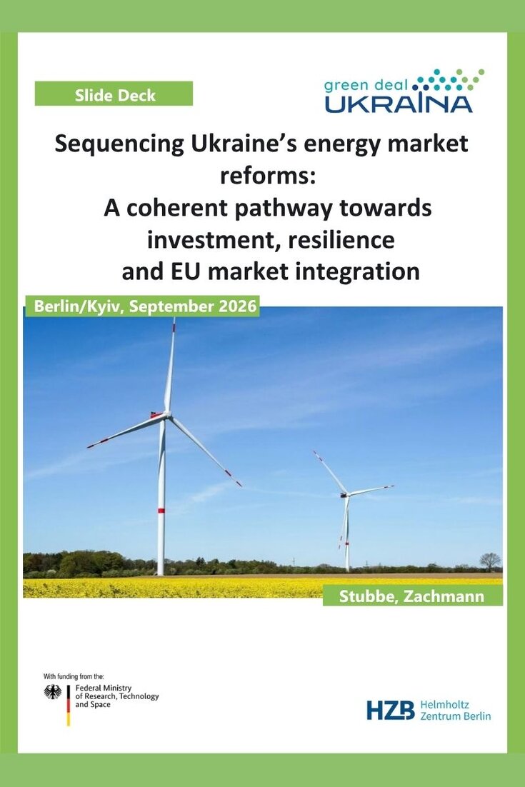 Sequencing Ukraine’s energy market reforms: A coherent pathway towards investment, resilience and EU market integration