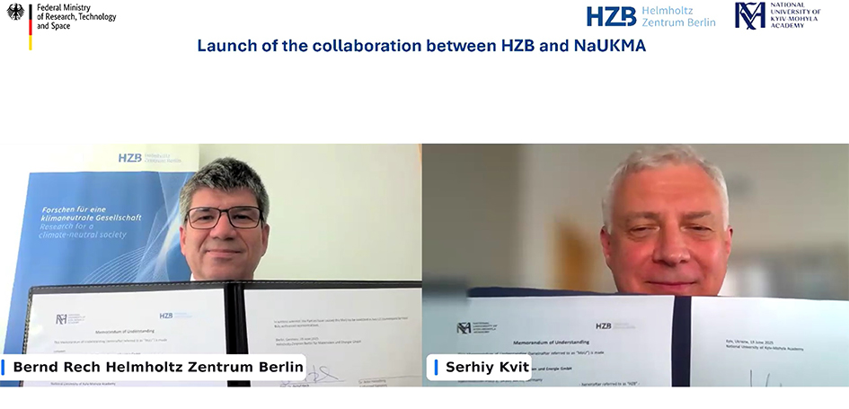 Bernard Rech and Serhii Kvit